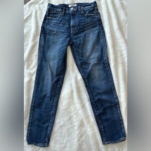 Women's Moussy Vintage Cameron? High-Rise Dark Wash Blue Skinny Jeans Size 26x24